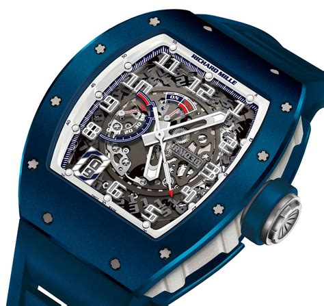 richard mille blue and white|richard mille blue band.